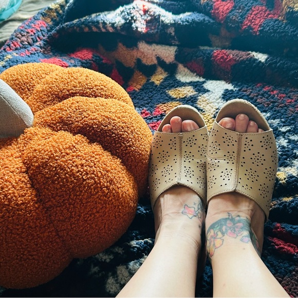 Clarks Leather Tan Artisan Wedges Espadrilles- 🎁GIFT WITH EVERY PURCHASE - Picture 8 of 9